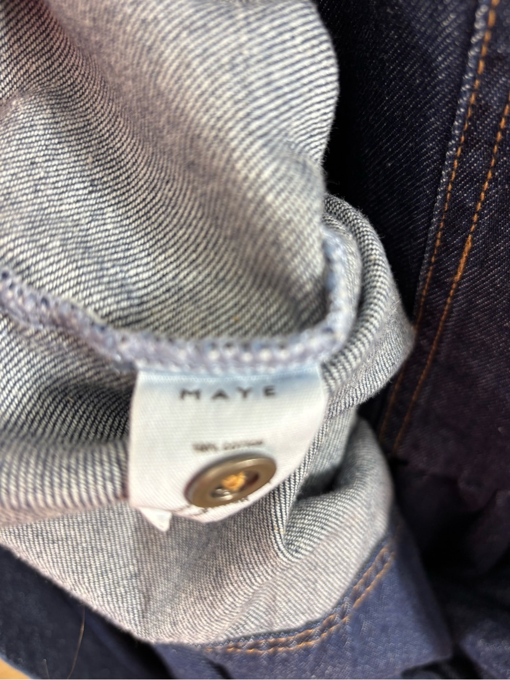 MAYE Harper Denim Dress 3X - Picture 5 of 5